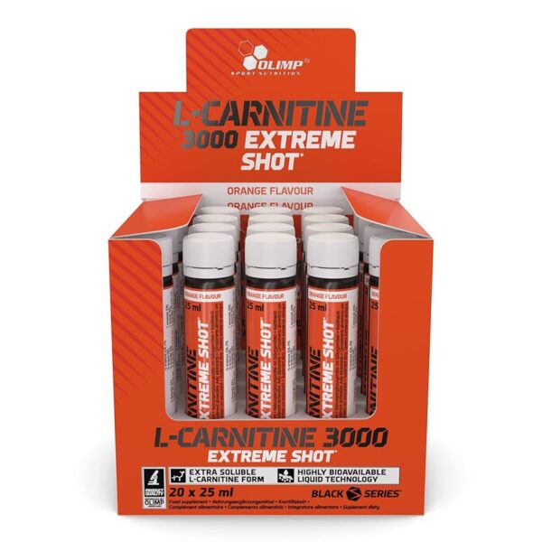 Olimp L-Carnitine Forte 3000 Extreme Shot (25ml) – 20 Ampullen